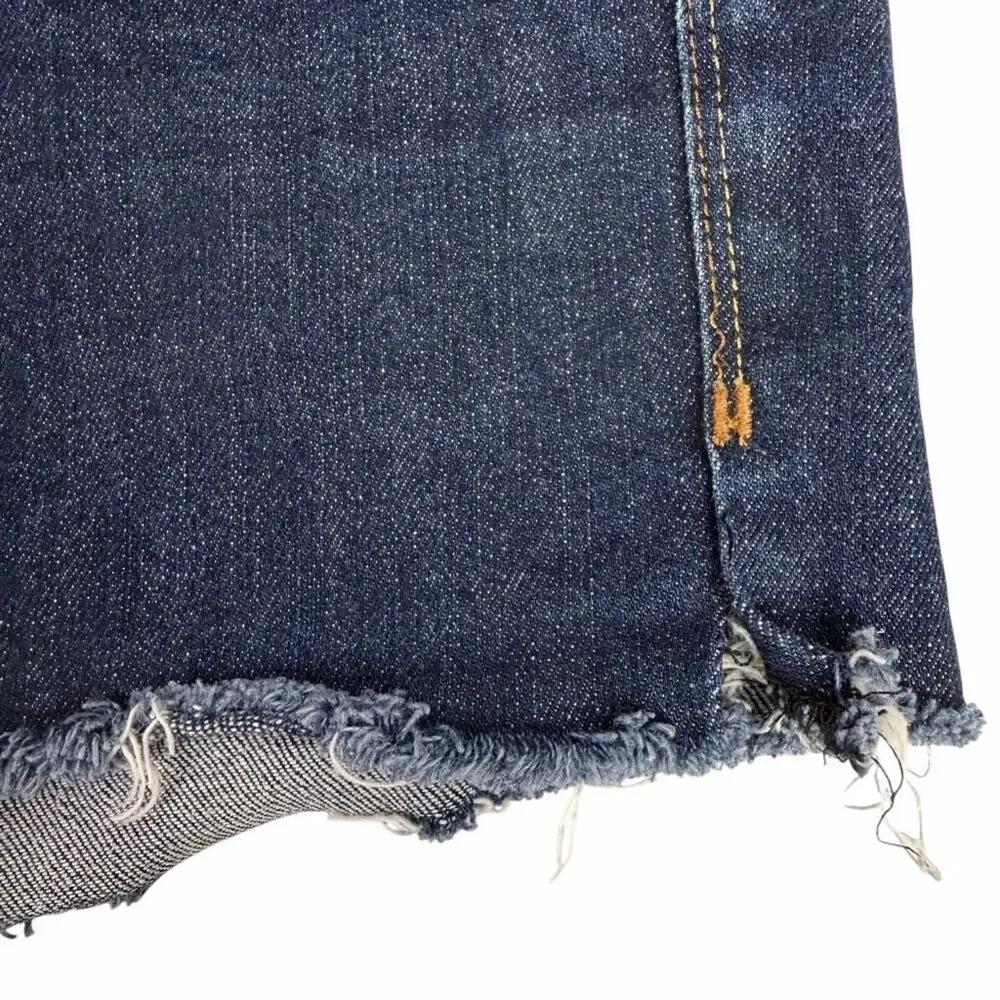 Madewell size 27 Cut Off Women's Denim Shorts Jorts Dark Wash